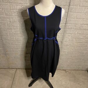 Motherhood Maternity‎ Black Sleeveless  Knee Length Pencil Dress Size Large